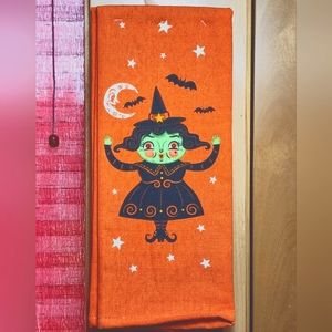 Johanna Parker Witch Halloween Kitchen Towels Set NWT